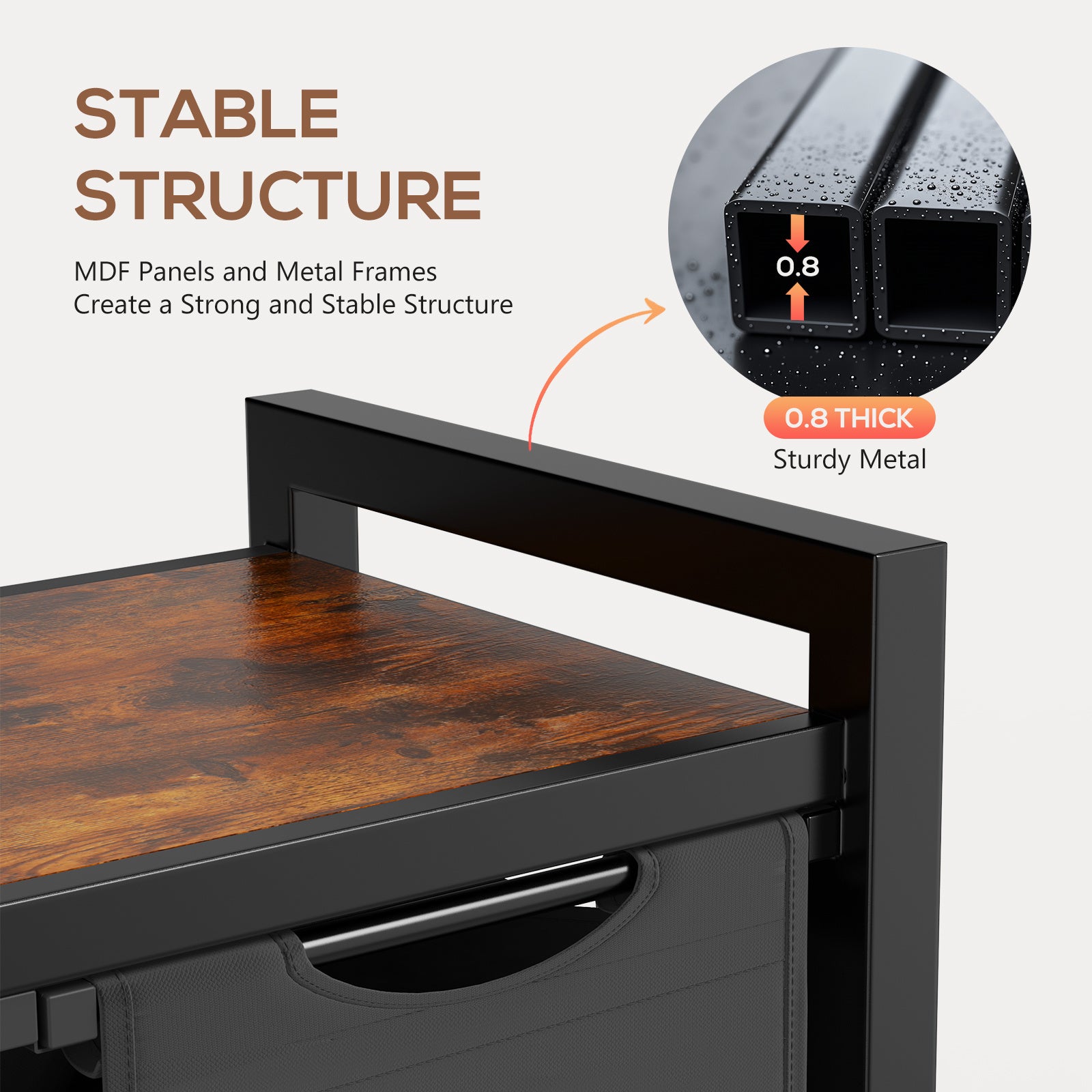 🧺 Multi-Basket Laundry Hamper with Top Shelf & Wheels – 2 or 3 Compartments