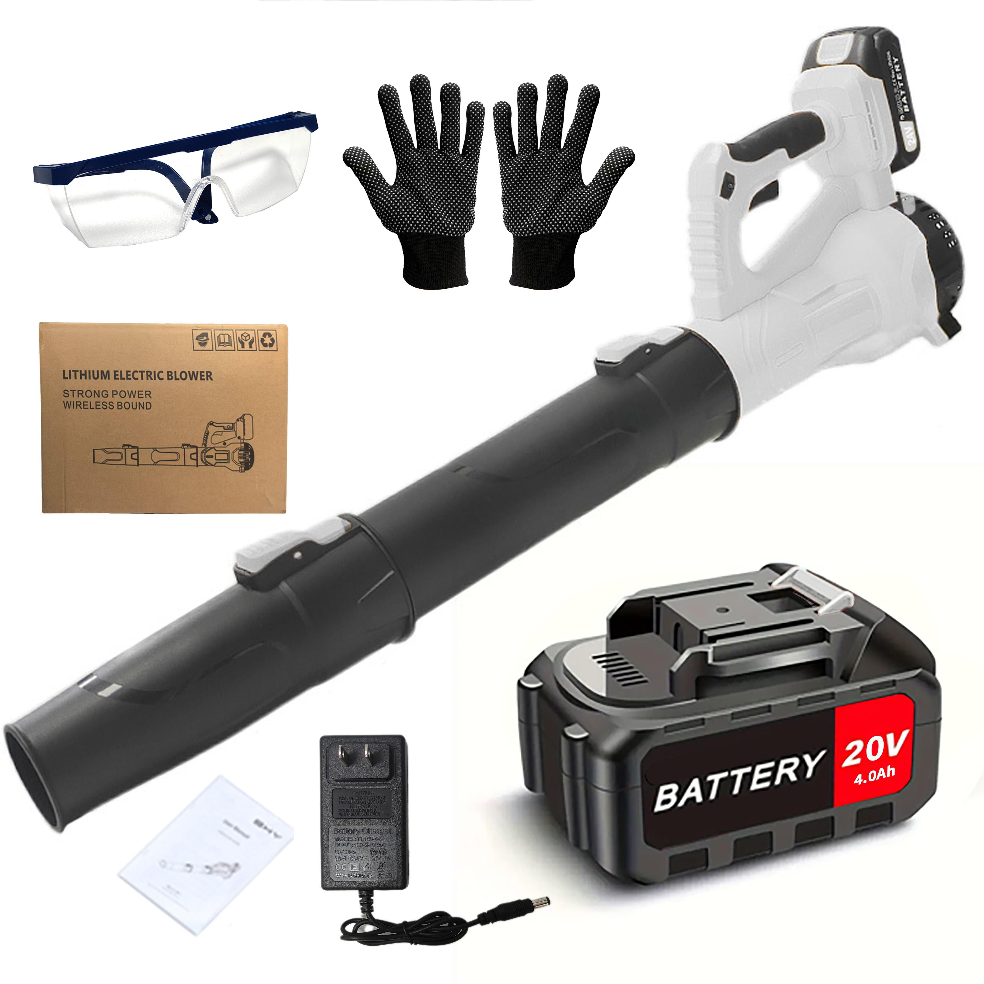 Electric Leaf Blower with Variable Speed & Turbo Mode