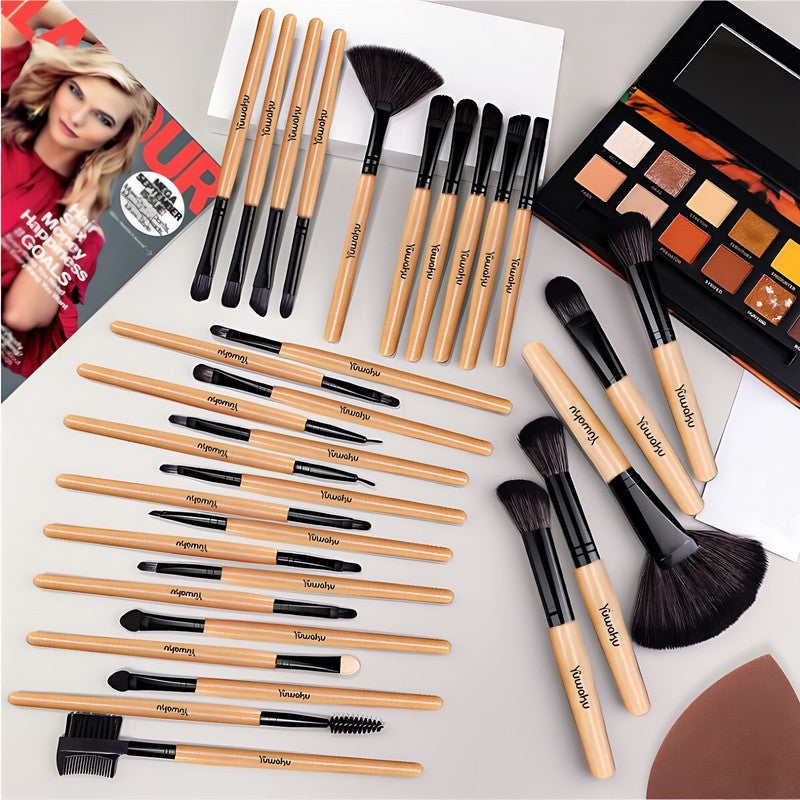 💄 32-Piece Portable Makeup Brush Set – Travel-Friendly Beauty Essential