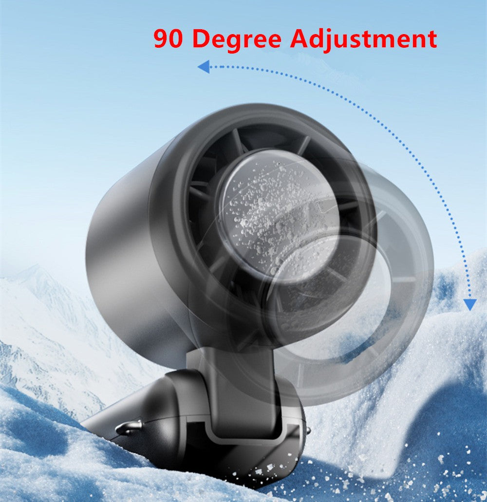 ❄️ Handheld Fan with Ice Cooling – Rechargeable High-Speed Personal Cooling Fan