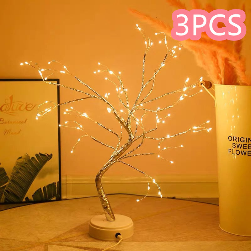 🌟 LED Copper Wire Light – Elegant Ambient Tree
