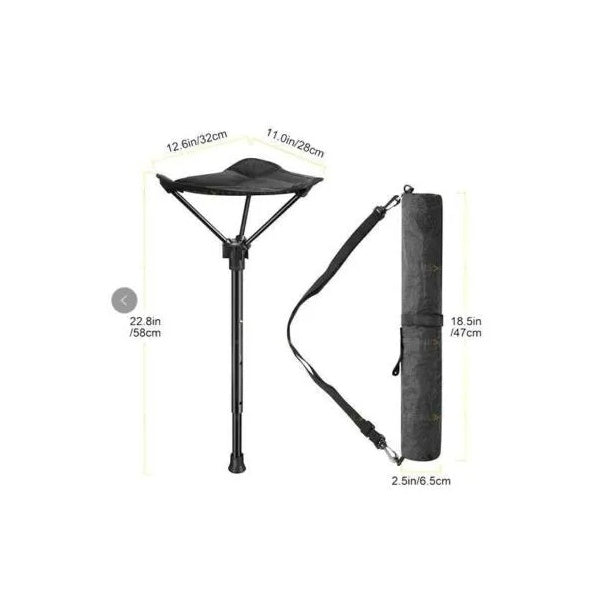 🪑 Outdoor Portable Retractable Stool - Camping, Fishing, Hiking & Travel