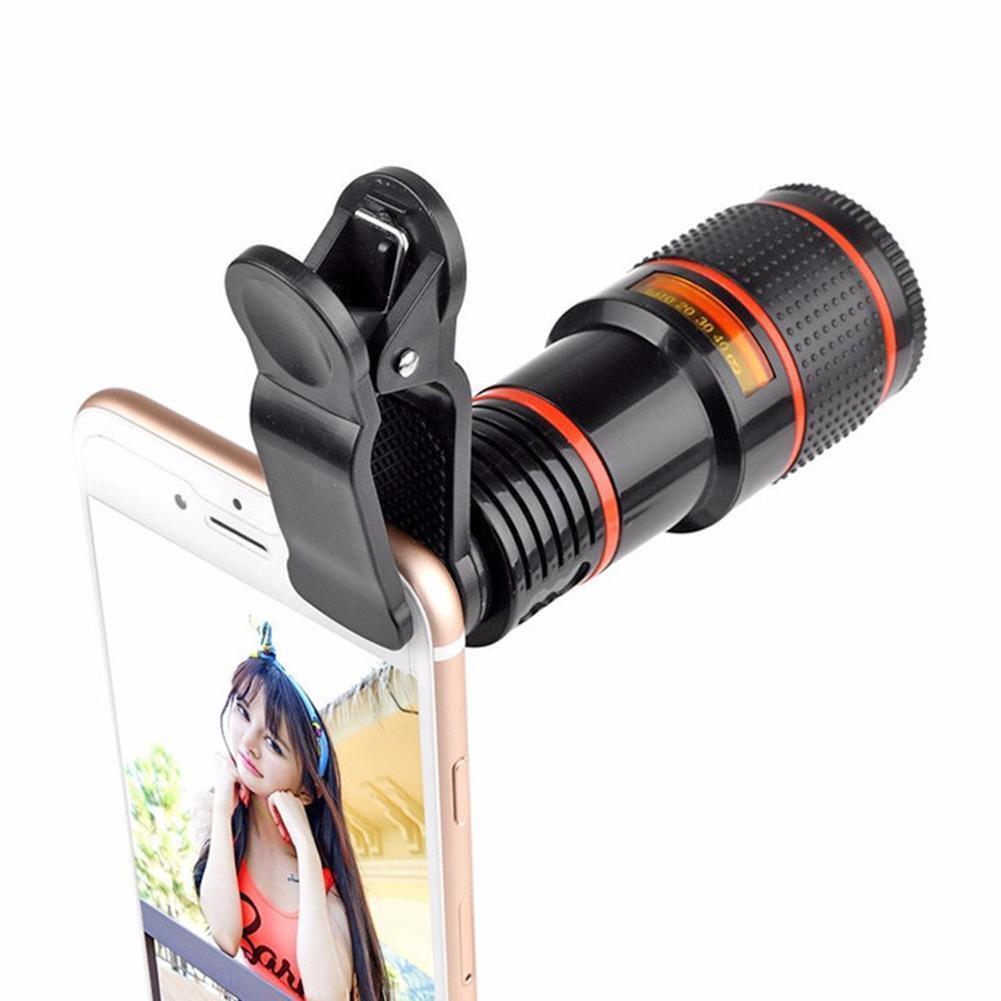📷 HD 8X Clip-On Zoom Lens