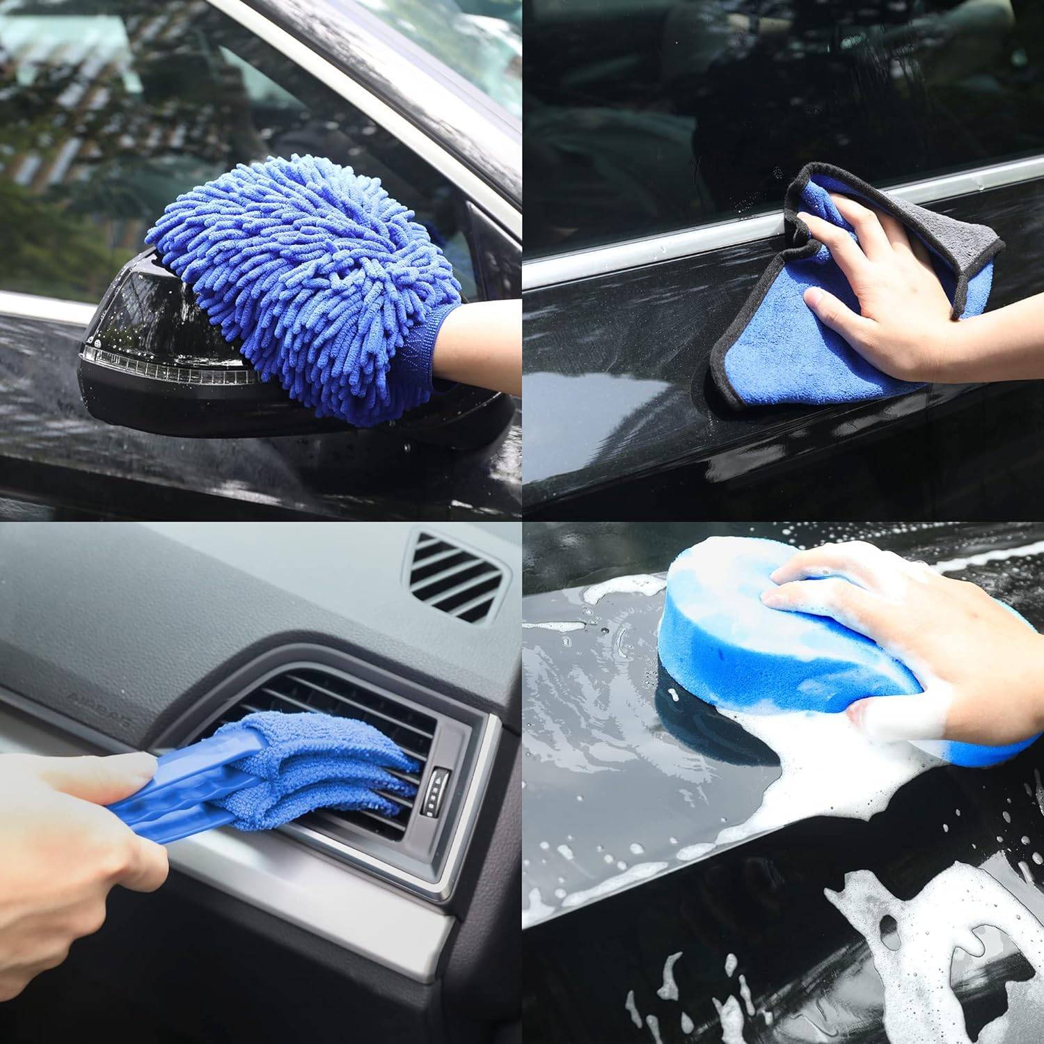 🚗 22-Piece Complete Car Cleaning Tool Set