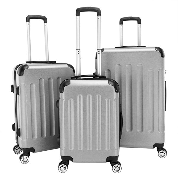 ✈️ 3-in-1 Portable ABS Trolley Luggage Set (20" / 24" / 28")