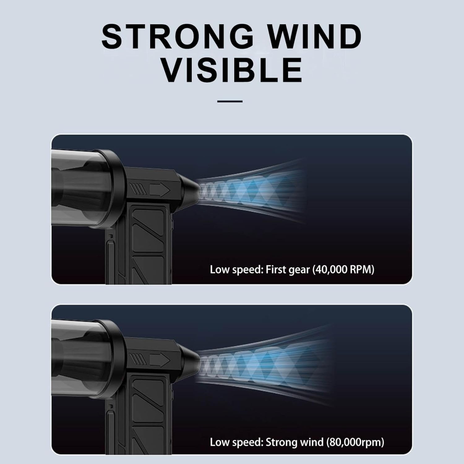 💨 2-in-1 Electric Compressed Air Duster - High Capacity