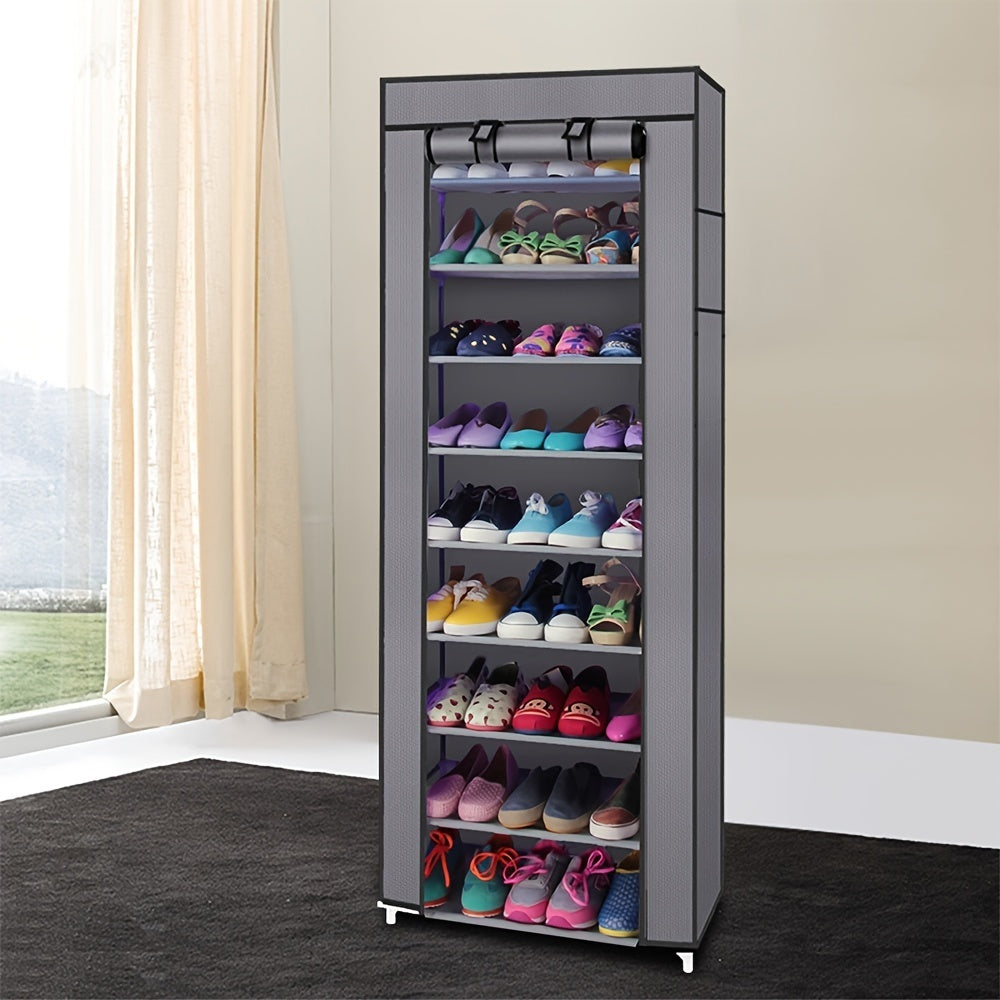 🥿 10-Layer Shoe Cabinet with Dust Cover