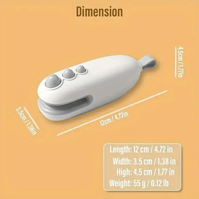 🔥 Mini Bag Sealer – 2-in-1 Heat Sealer & Cutter | USB Rechargeable