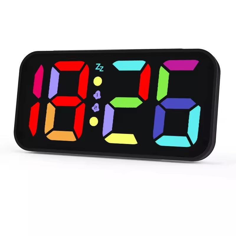 🕒 LED Mirror Display Table Clock – Modern Alarm Clock
