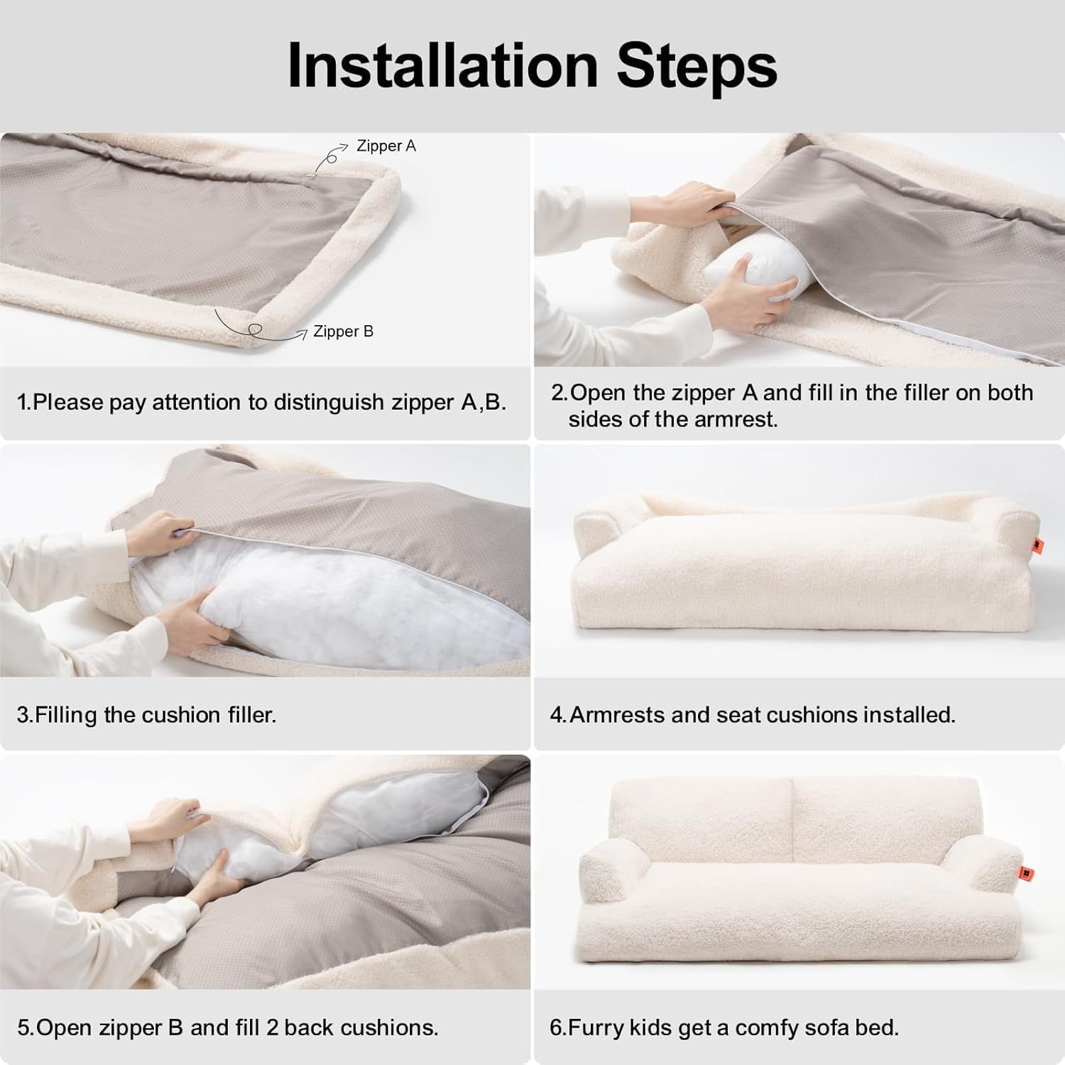 🐾 Cozy Washable Small Dog Bed