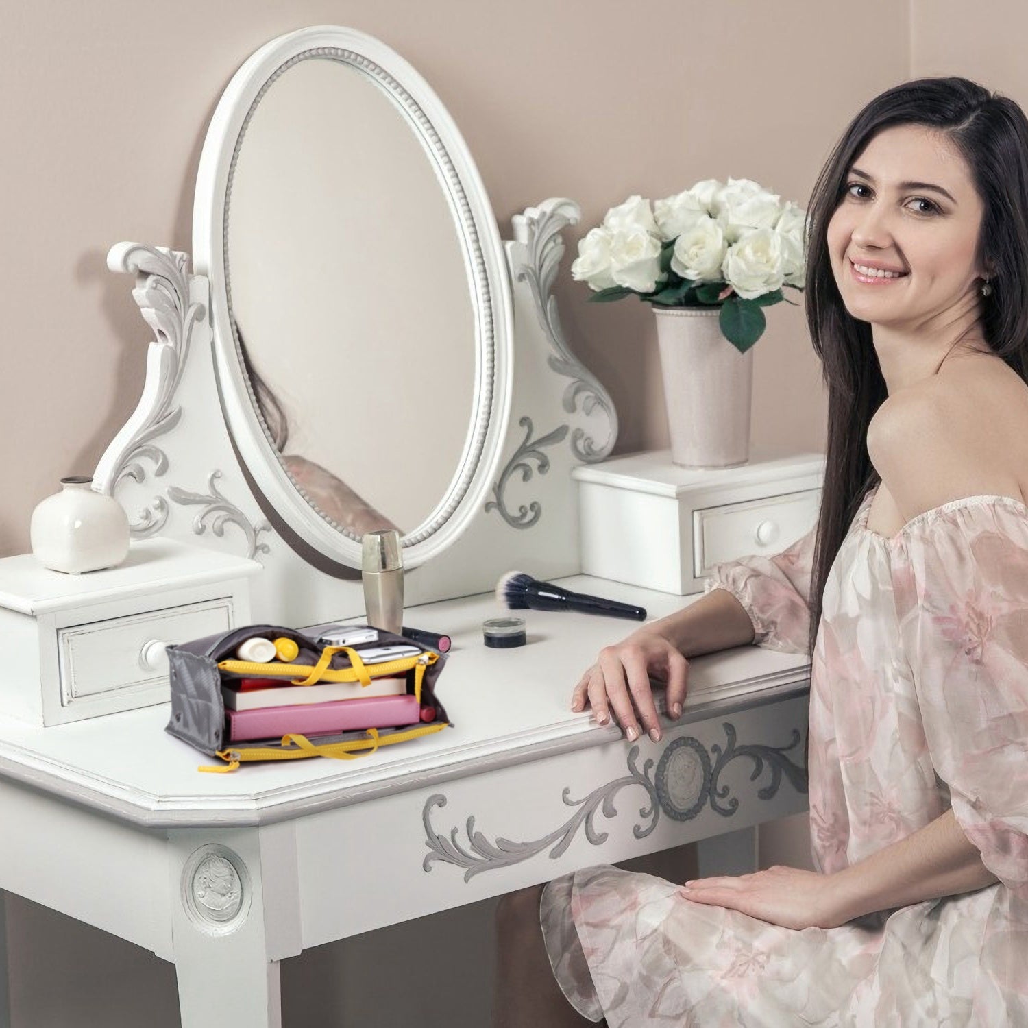 👜 13-Pocket Handbag Organizer Insert