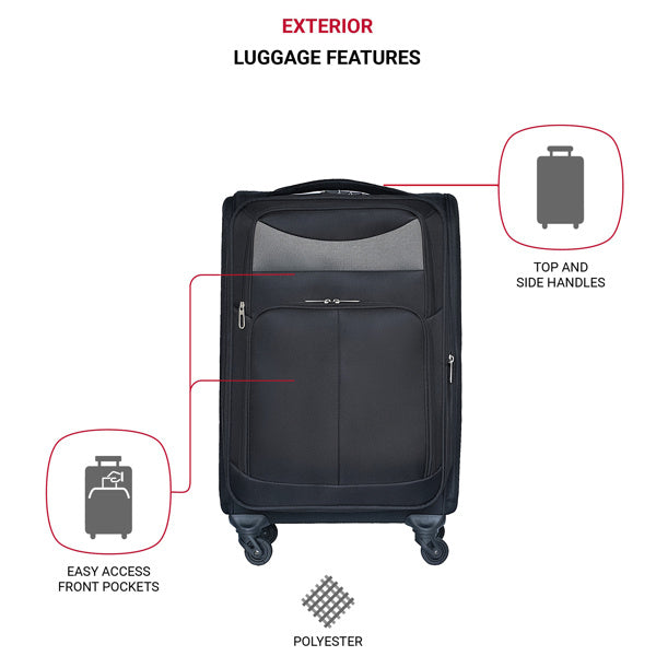 🧳  Oxford Cloth Softcloth Suitcase – Durable, Lightweight & Smooth