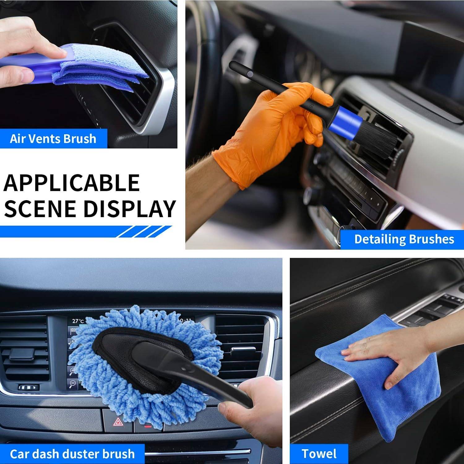 KleanWhip 17 Pcs Automotive Detailing Set