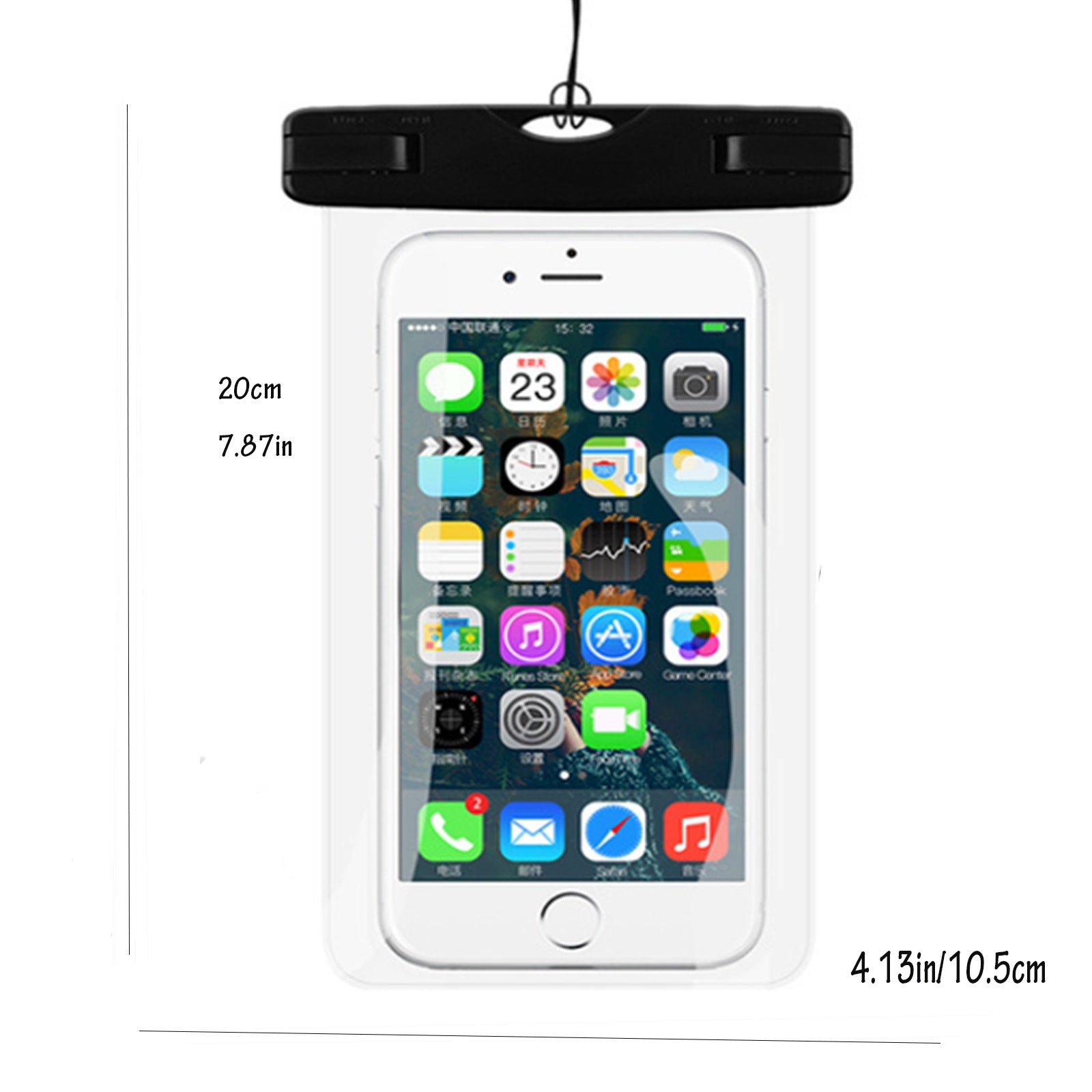 🌊 2-Pack Waterproof Phone Pouches – IPX8 Dry Bags