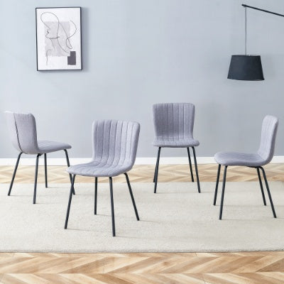 🪑 Luxury Minimalist Dining Chairs – Set of 4