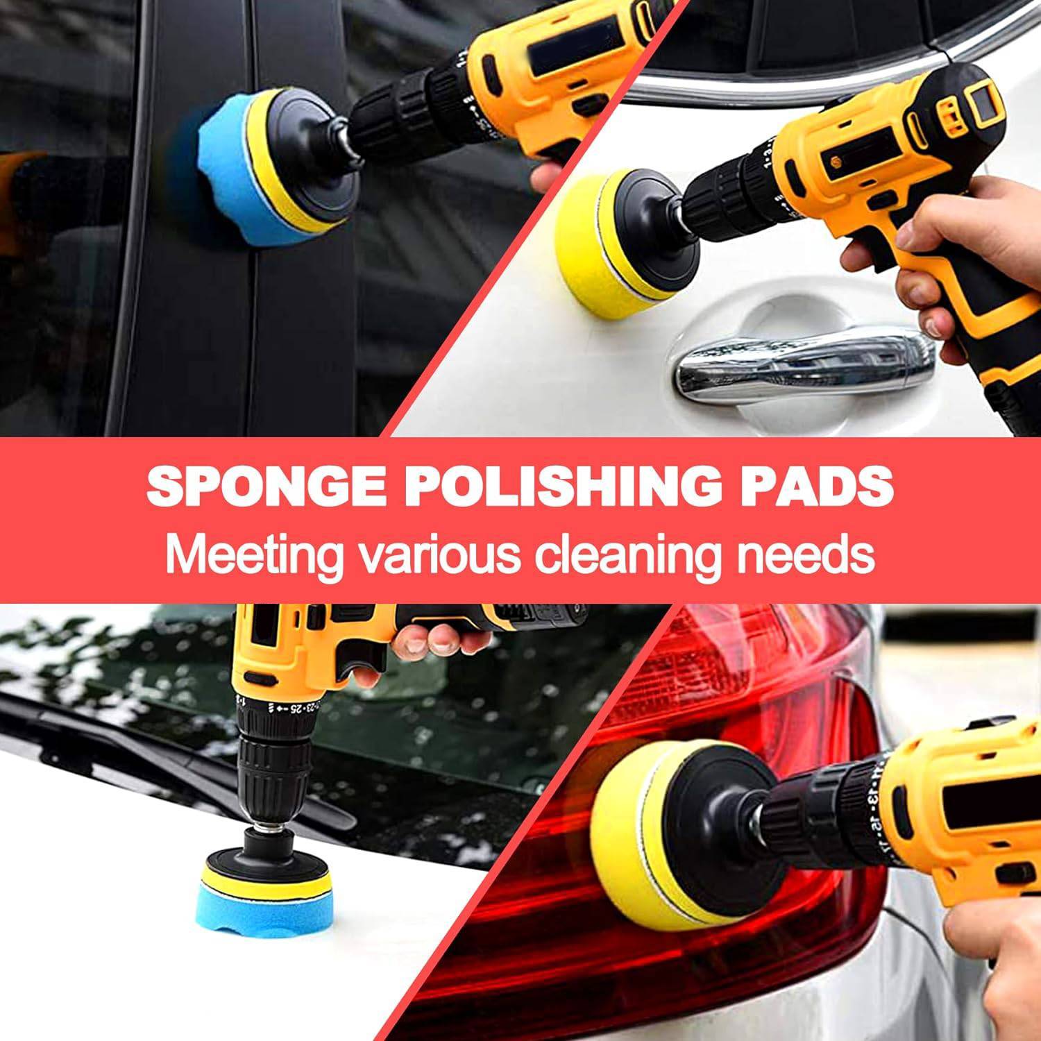 🧼 45-Piece Drill Brush Cleaning Set – All-in-One Scrubbing Kit