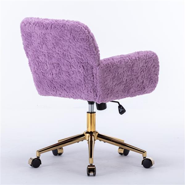 Luxury Office Chair with Cozy, Wool Type Fabric