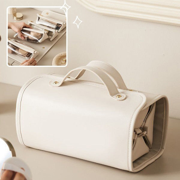 🧳 New Folding Cosmetic Bag – Large Capacity, Waterproof Travel Toiletry Organizer for Women