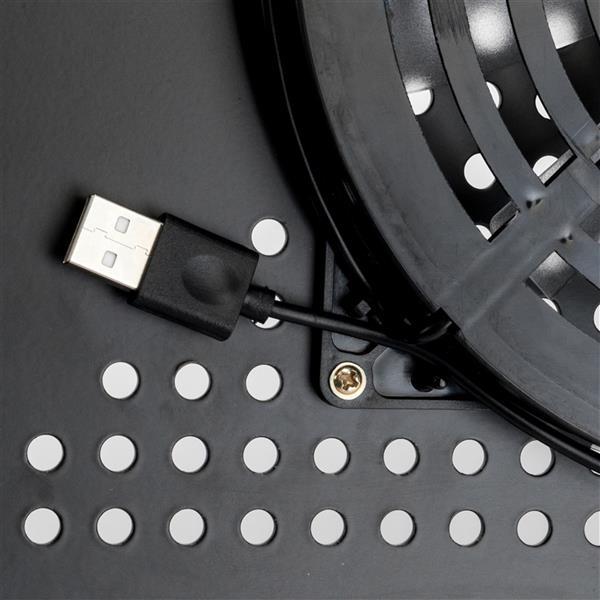 🖥️ Multi-Functional Folding Laptop Desk with Built-in Cooling Fan