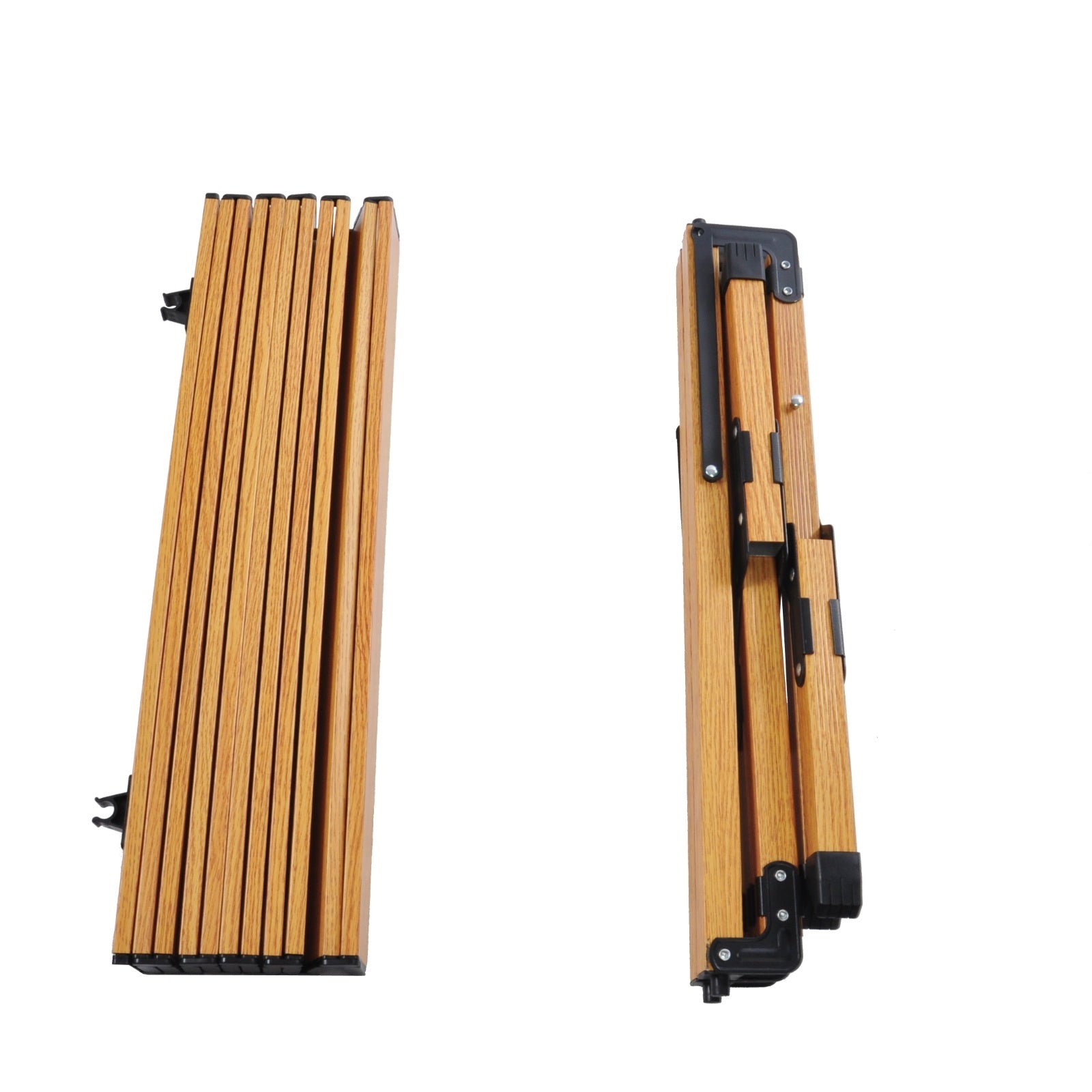 🏕️ Portable Picnic Table with Rollable Aluminum Top