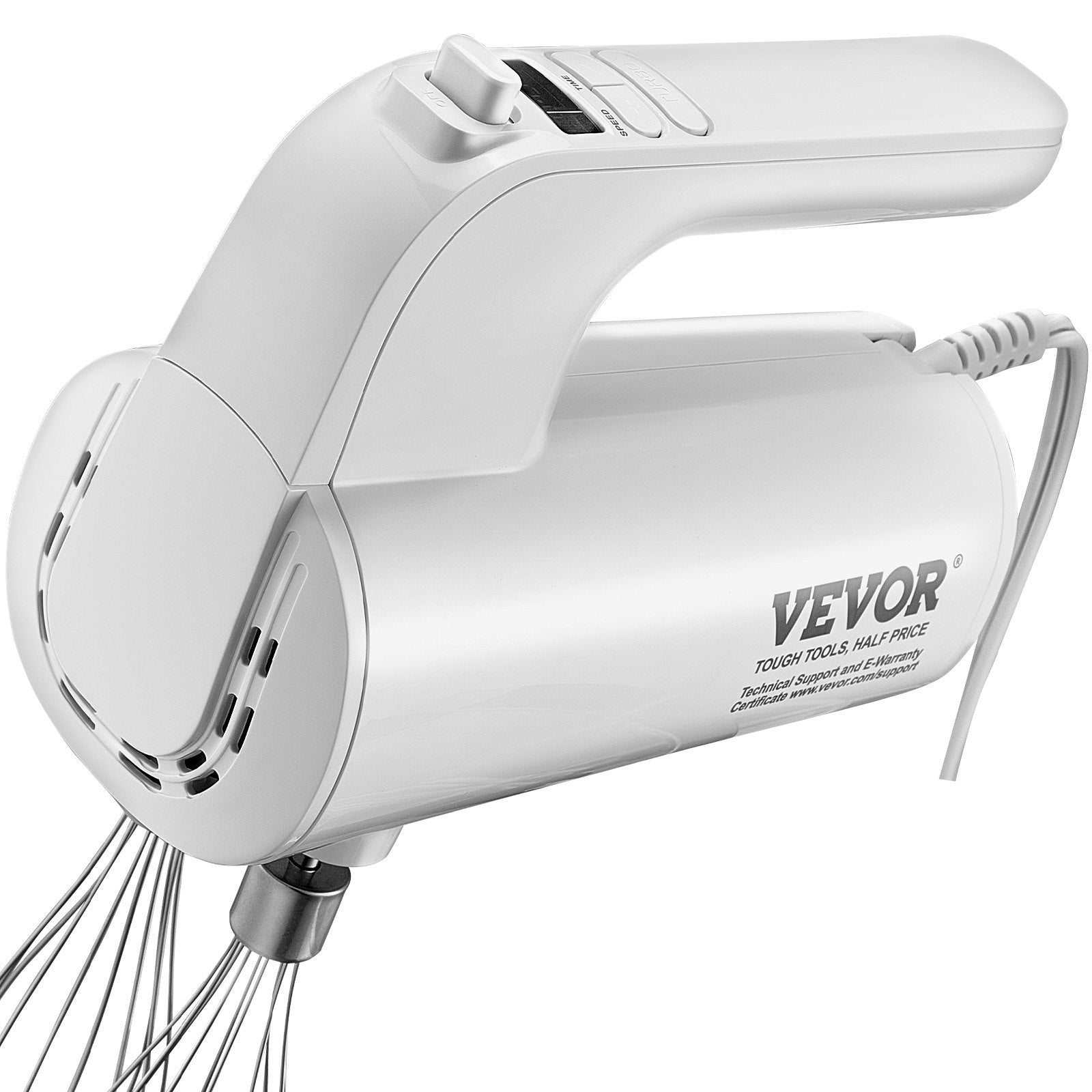 VEVOR 5-Speed Digital Electric Hand Mixer – 200W Handheld Mixer with Turbo Boost