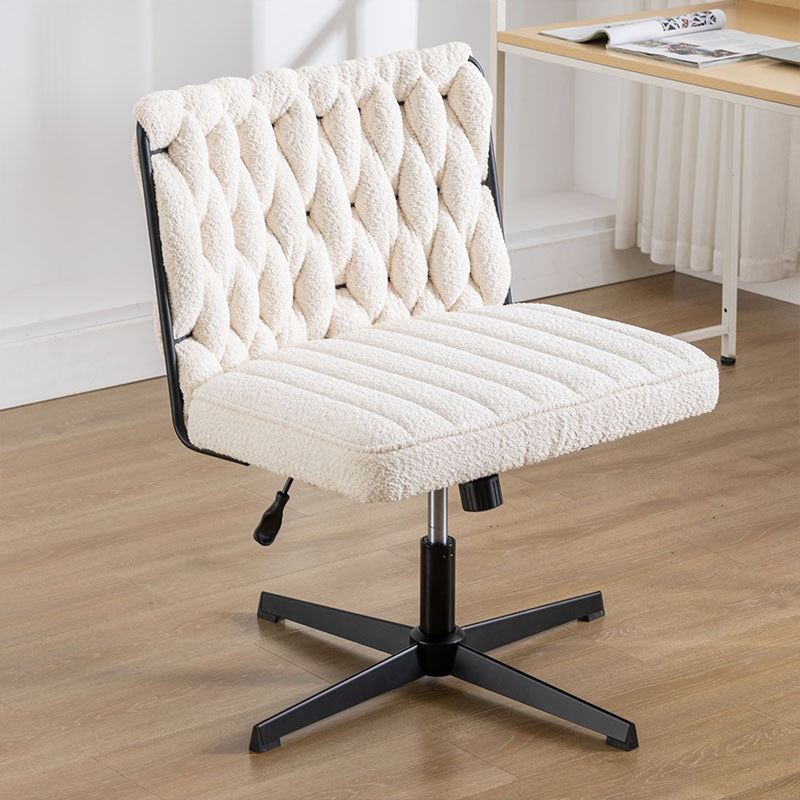 🪑 Minimalist Armless Office Desk Chair - Small Bedrooms and Dorms