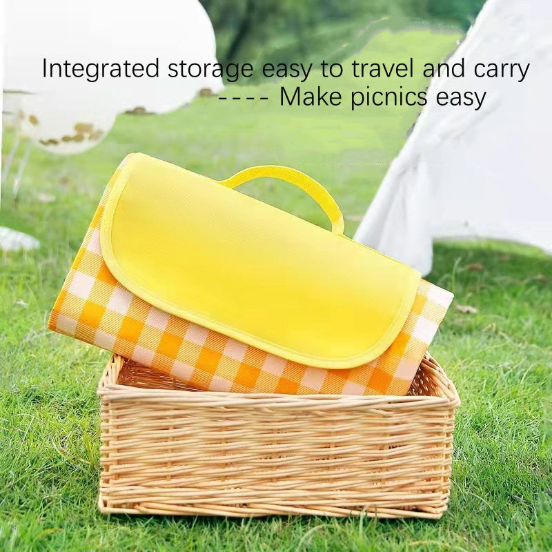 🌞 Waterproof Picnic Blanket – 2M x 2M | Thickened Aluminum Film, Moisture-Resistant Outdoor Mat