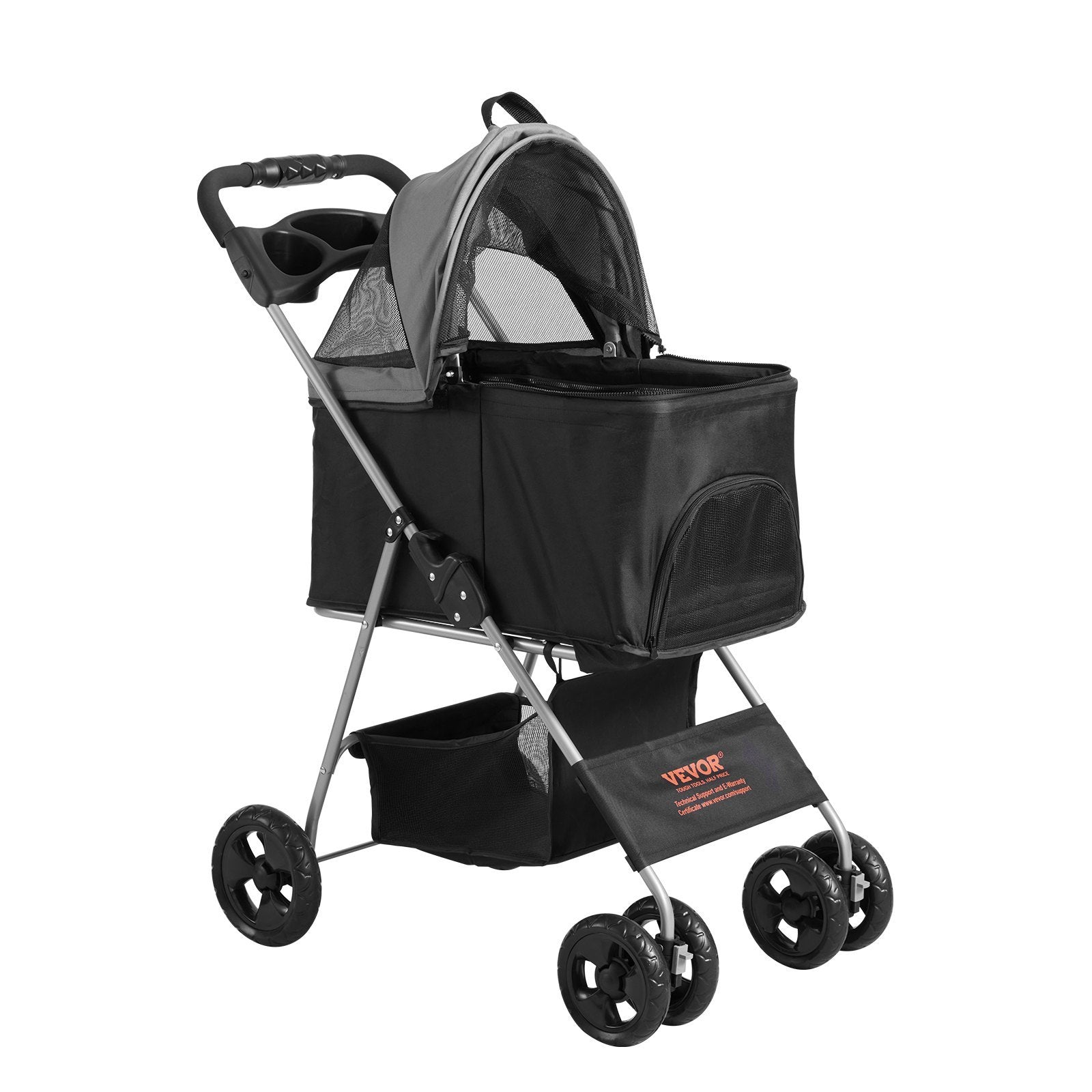 🐾 VEVOR 4-Wheel Pet Stroller