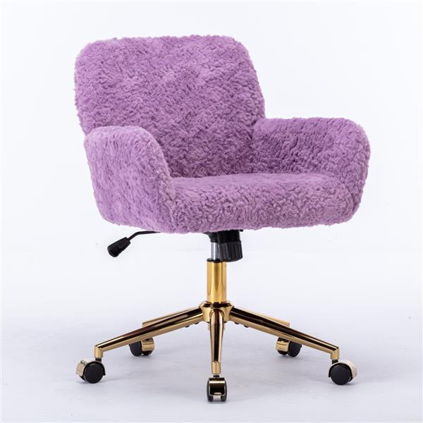 Luxury Office Chair with Cozy, Wool Type Fabric