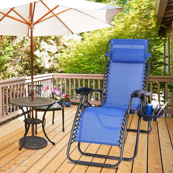 🌞 Mini Clip-On Side Table for Zero Gravity Lawn & Beach Chairs