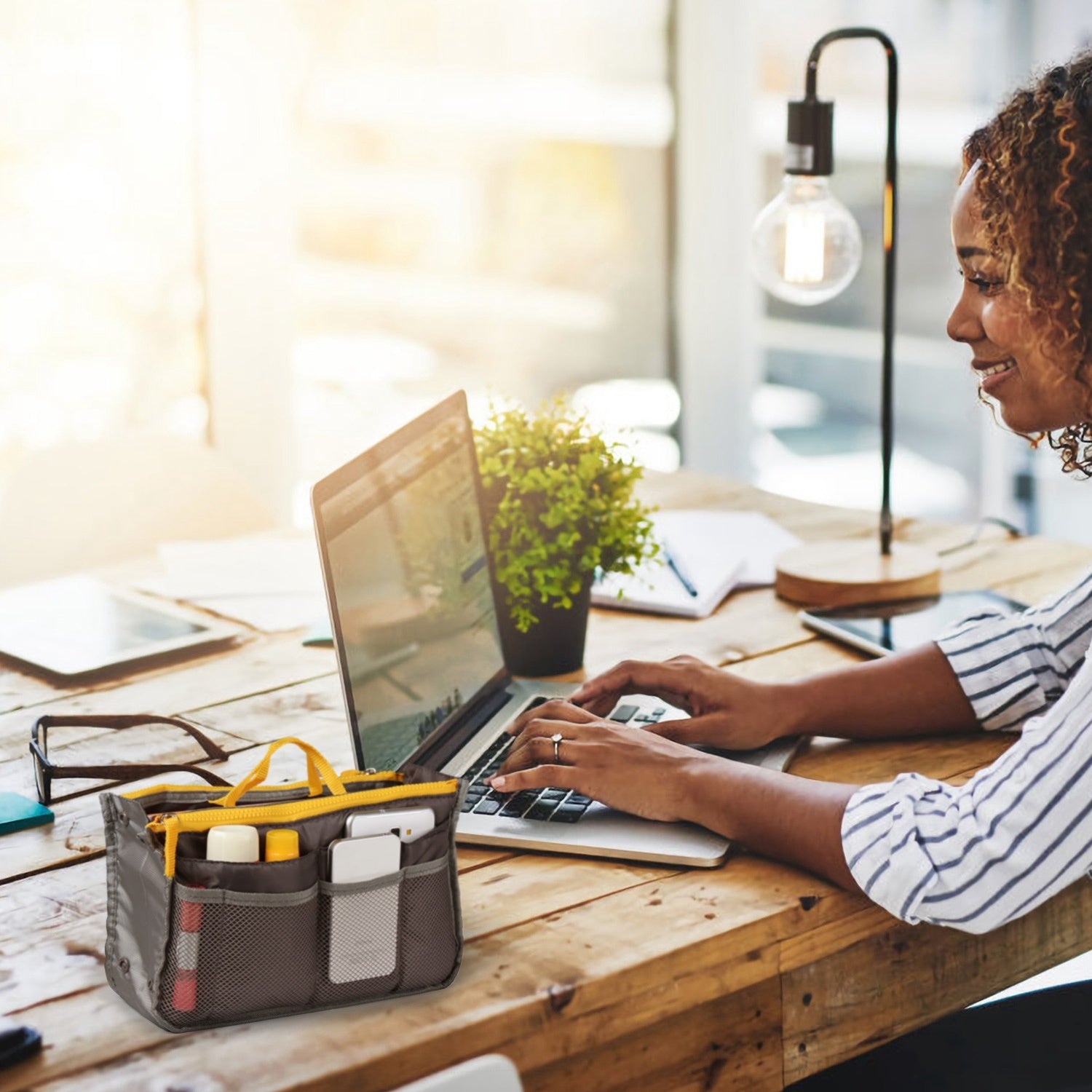 👜 13-Pocket Handbag Organizer Insert