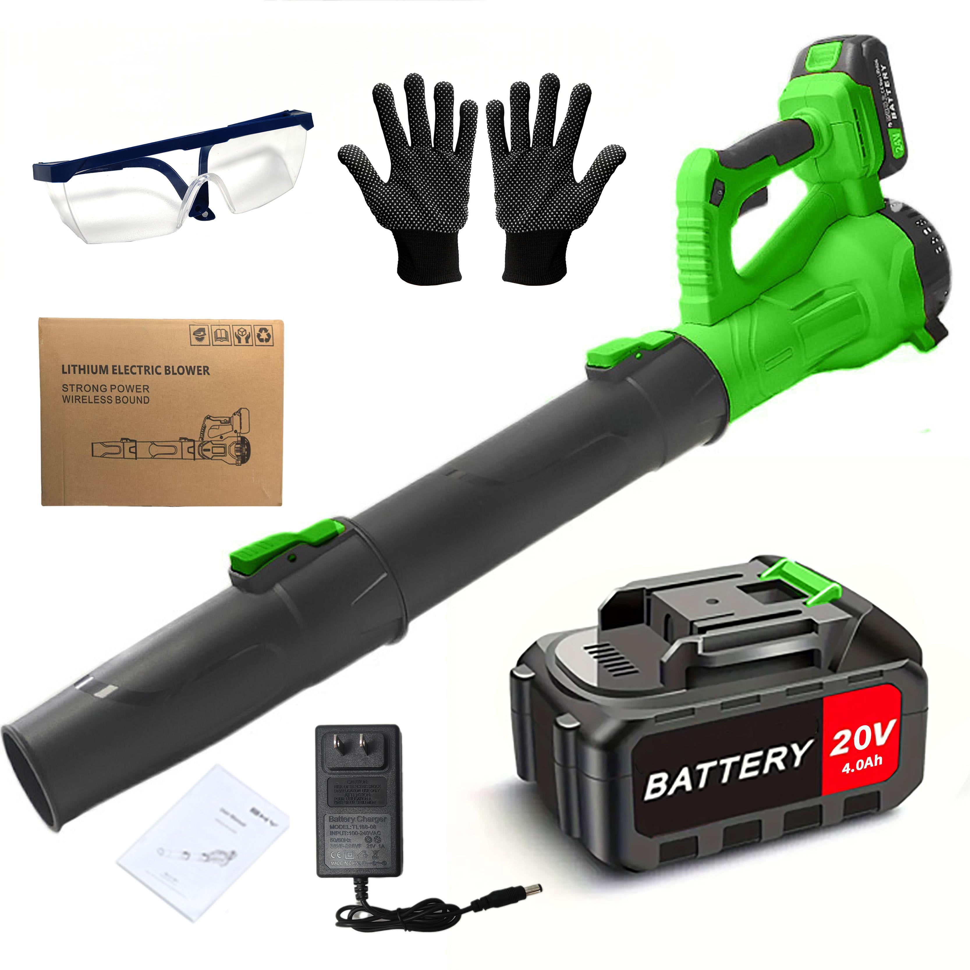 Electric Leaf Blower with Variable Speed & Turbo Mode