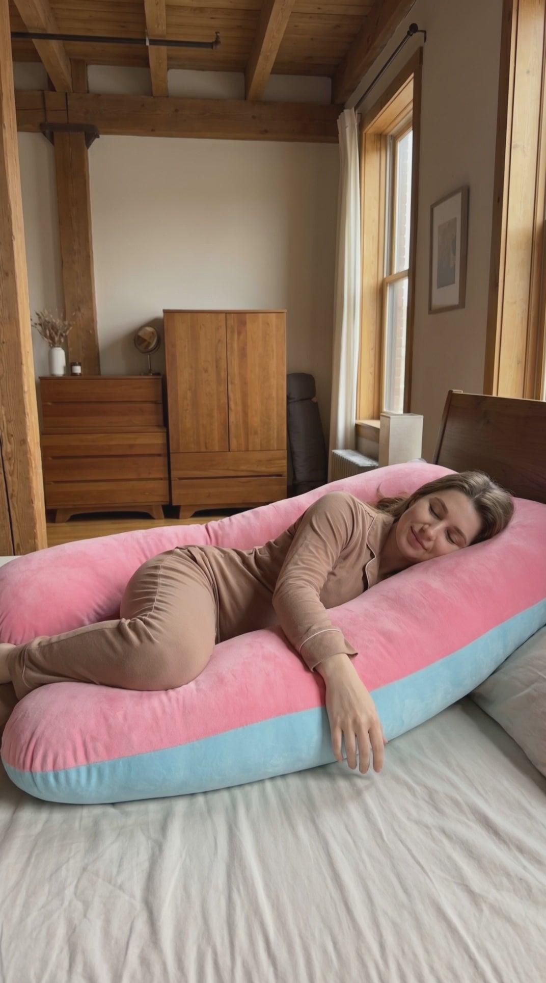 🛌 U-Shaped Full Body Support Pillow