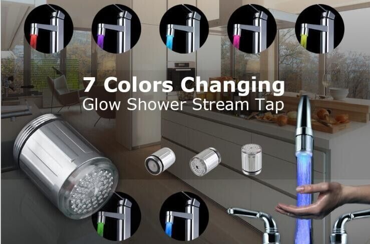💡 Creative LED Faucet Light – Color-Changing Water Stream for Your Kitchen or Bathroom